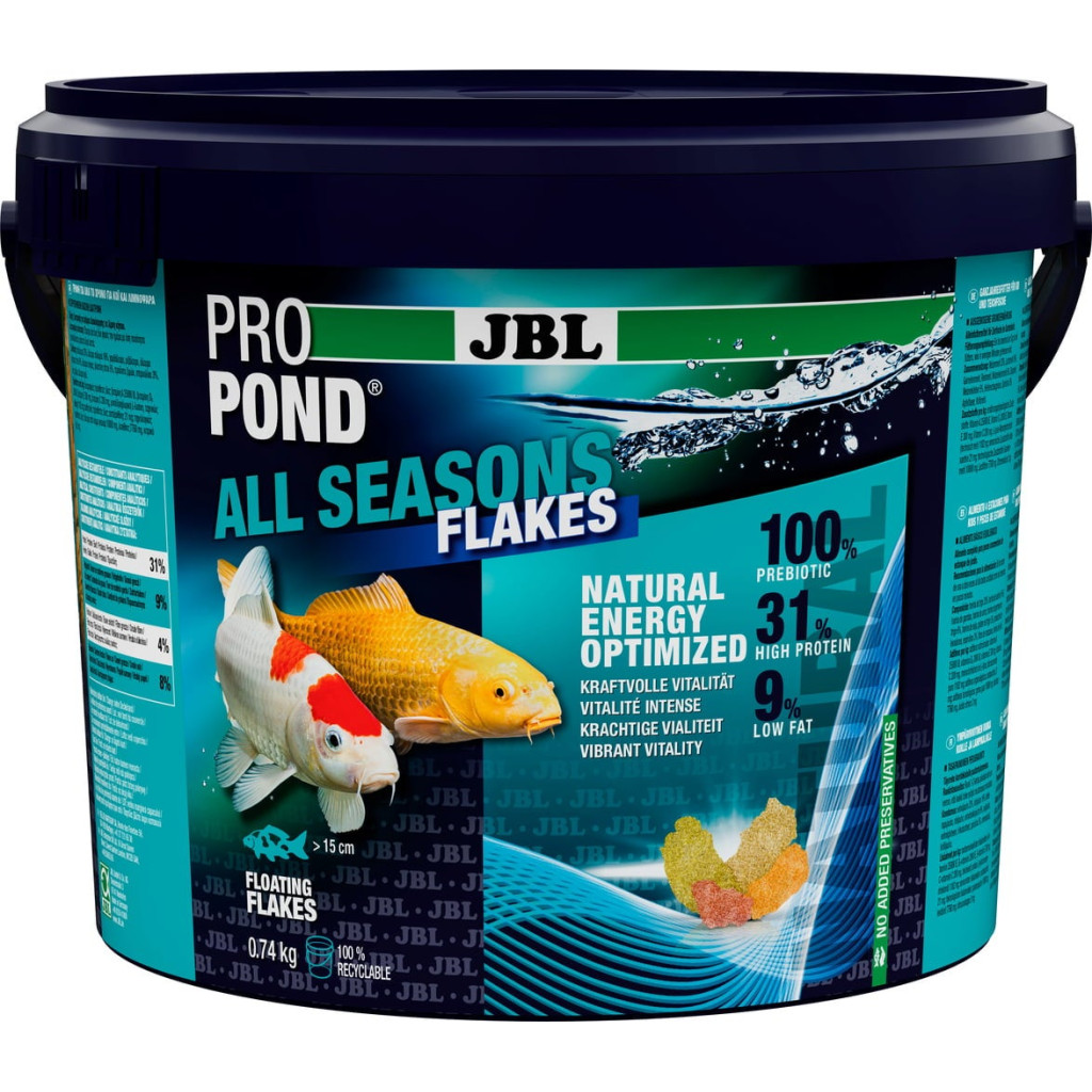 JBL - ProPond Flakes - 5.5l - Aliment en flocons pour tous poissons de bassin