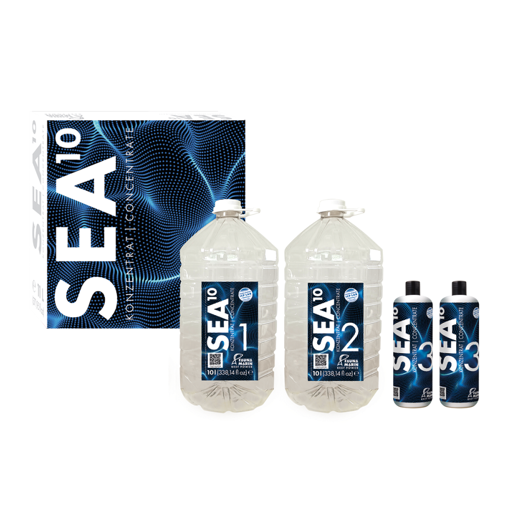 FAUNA MARIN - SEA10 - 2x10L + 2x1L - Eau de mer concentrée