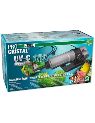 JBL - ProCristal Compact Plus - 11W - Filtre UV pour aquarium jusqu'à 800l