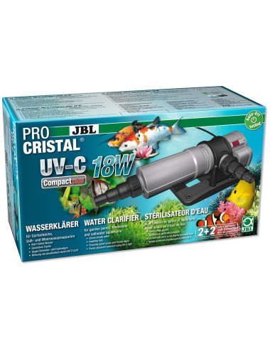 JBL - ProCristal Compact Plus - 11W - Filtre UV pour aquarium jusqu'à 800l