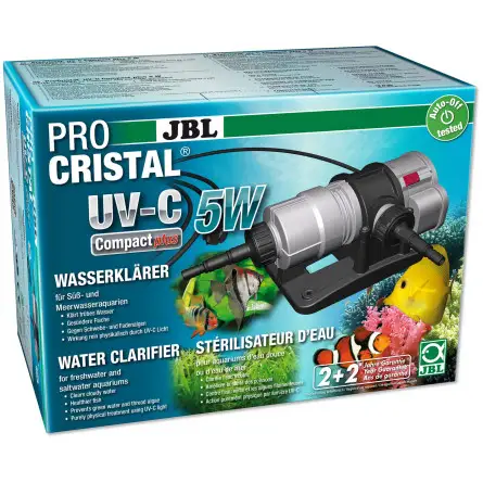 JBL - ProCristal Compact Plus - 5W - Filtre UV pour aquarium jusqu'à 300l