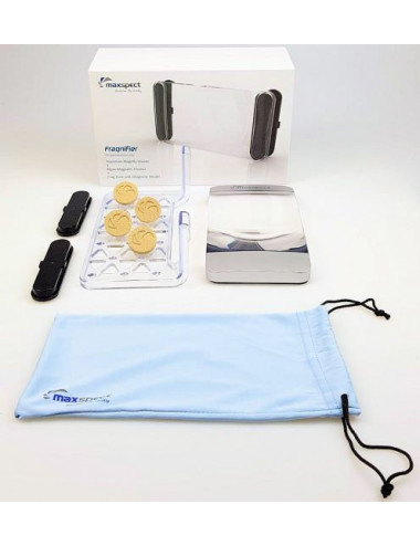 MAXSPECT - Fragnifier - Loupe acrylique avec aimants