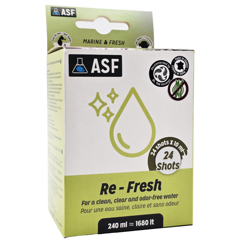 AQUARIUM SYSTEMS - Aquarium Systems - Re-Fresh 24 Shots – Clarificateur naturel et anti-algues