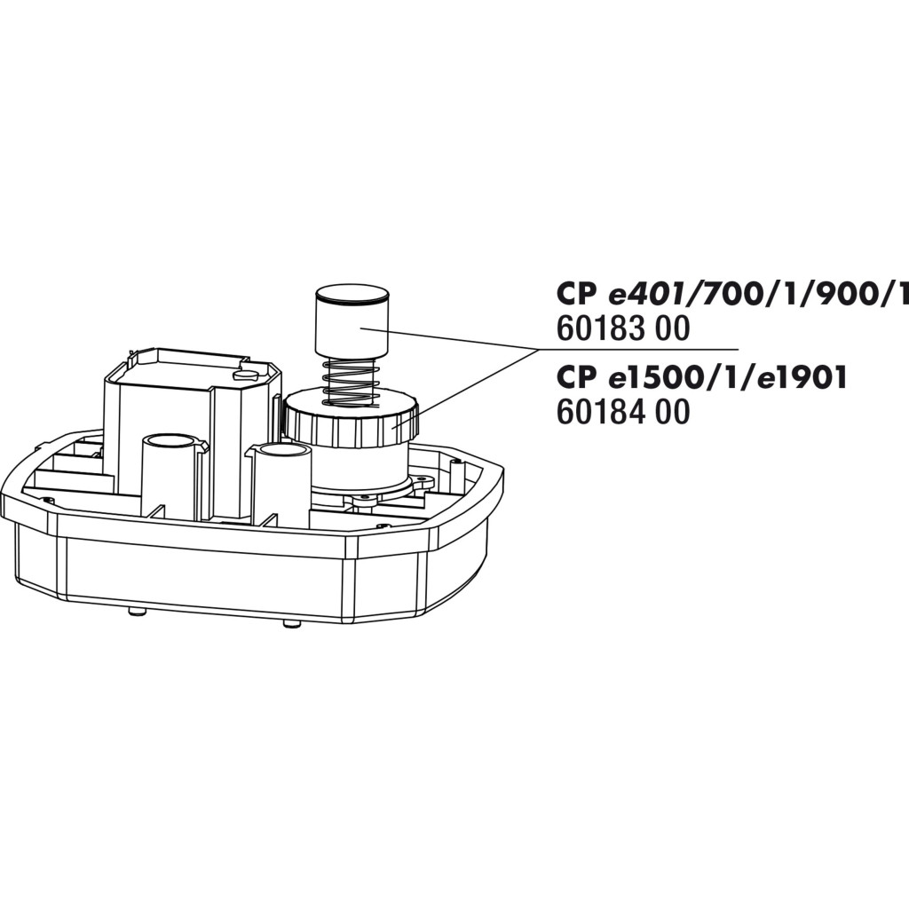 JBL - Base bouton START + contre-écrou pour CP e4/7/900/1