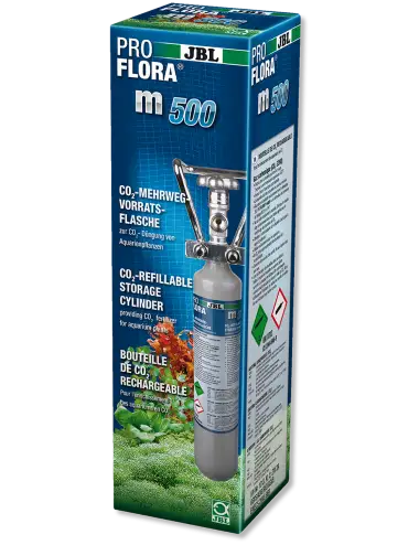 JBL - ProFlora m500 SILBER - Nachfüllbare CO2-Flasche