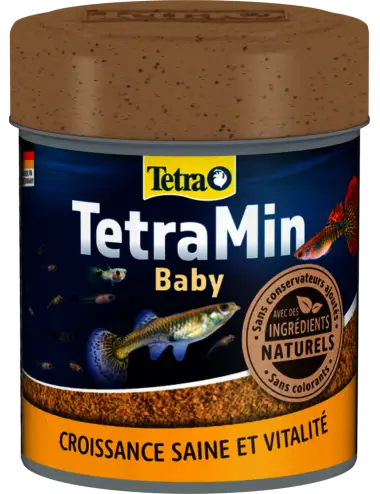 TETRA - TetraMin Baby - 66ml - Aliments en poudre pour alvins