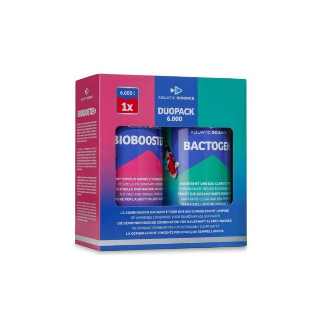 Aquatic Science - Duo Pack 6000 - Anti algues + bactéries pour bassin