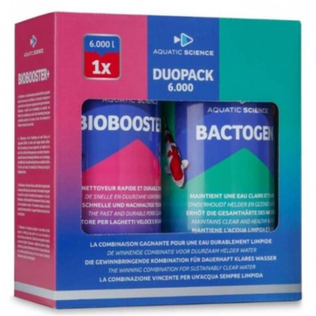 Aquatic Science - Duo Pack 6000 - Anti algues + bactéries pour bassin