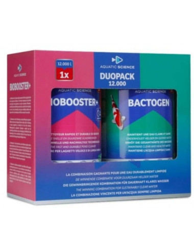 Aquatic Science - Duo Pack 12000 - Anti algues + bactéries pour bassin