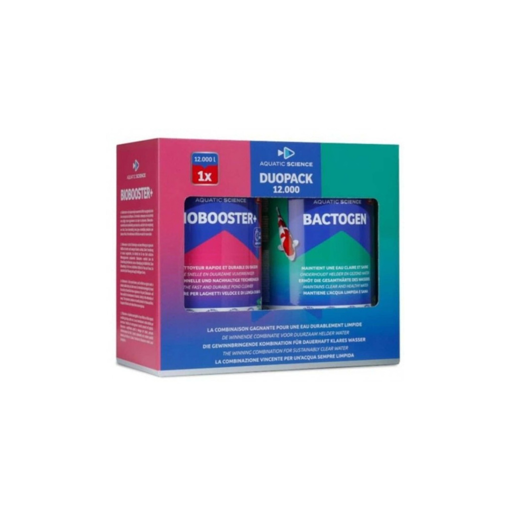Aquatic Science - Duo Pack 12000 - Anti algues + bactéries pour bassin