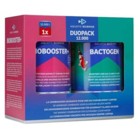 Aquatic Science - Duo Pack 12000 - Anti algues + bactéries pour bassin
