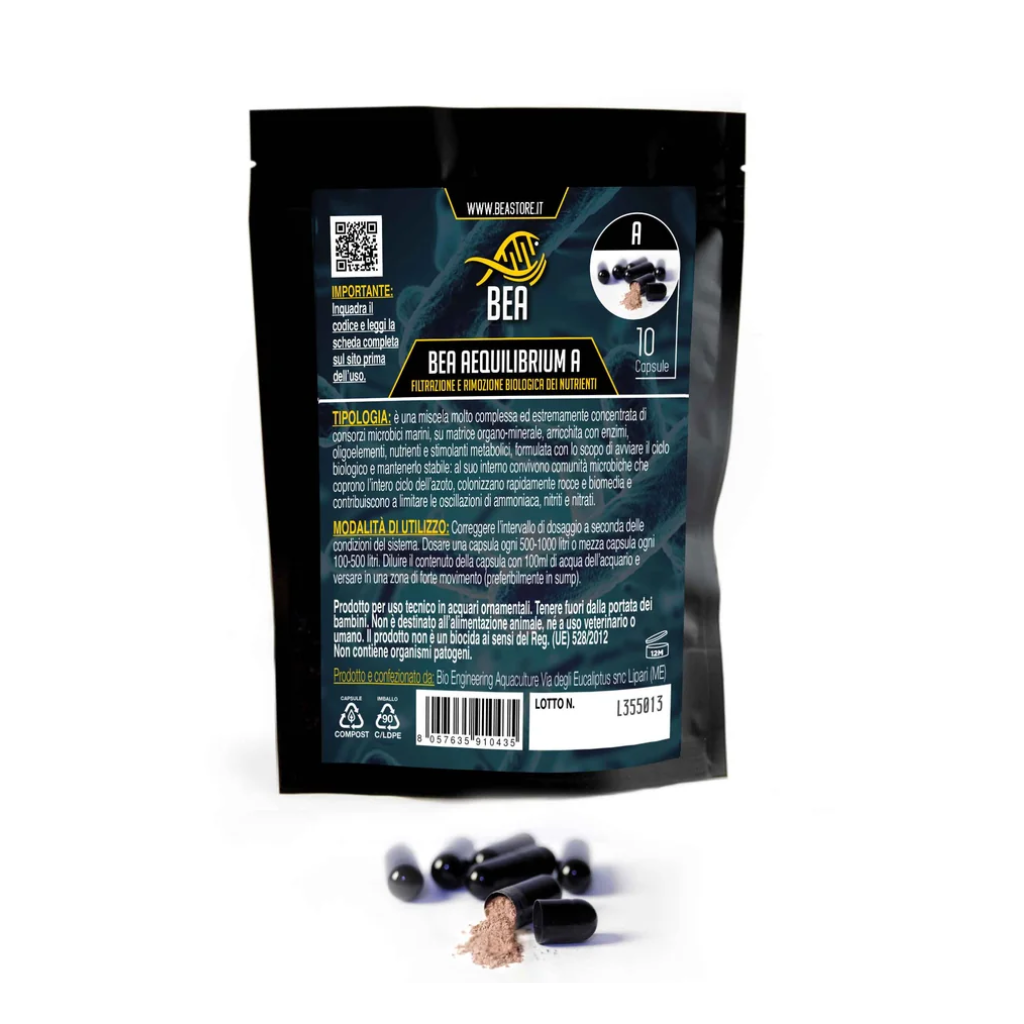 BEA -  Aequilibrium A - Bactéries nitrifiantes et dénitrifiantes - 10 capsules