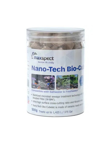 MAXSPECT - Nano-Tech Bio-Cubelet - 500g - Support bactérien