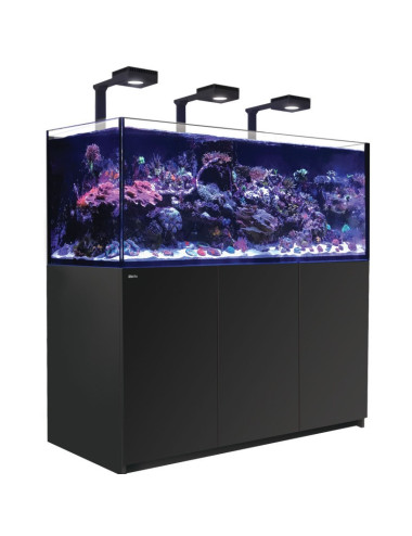 RED SEA - Reefer 625 G3 Deluxe - Noir - 620L - 3 ReefLED 115 et 3 potences