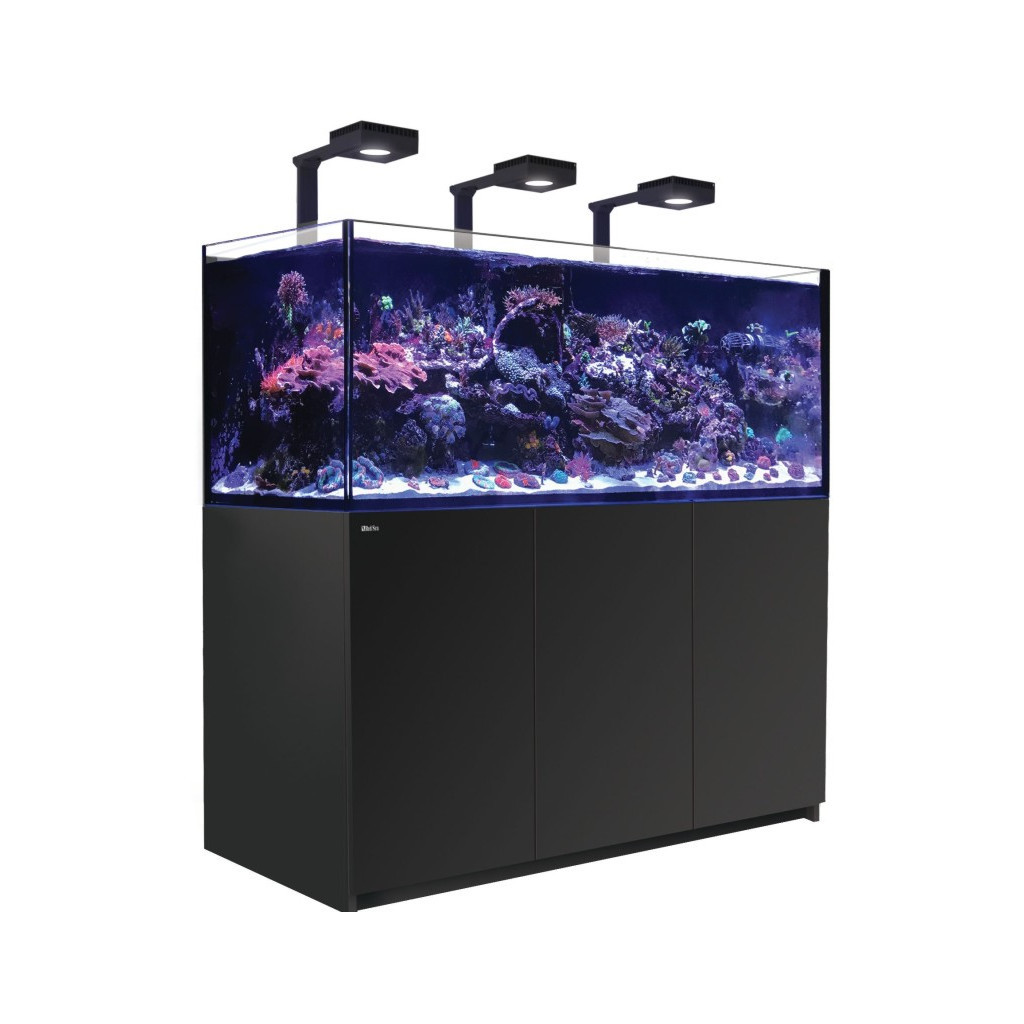 RED SEA - Reefer 525 G3 Deluxe - Noir - 3 ReefLED 115 et 3 potences