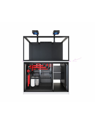 RED SEA - Reefer 425 G3 Deluxe - Nero - 433L - 2 ReefLED 170 e 2 steli