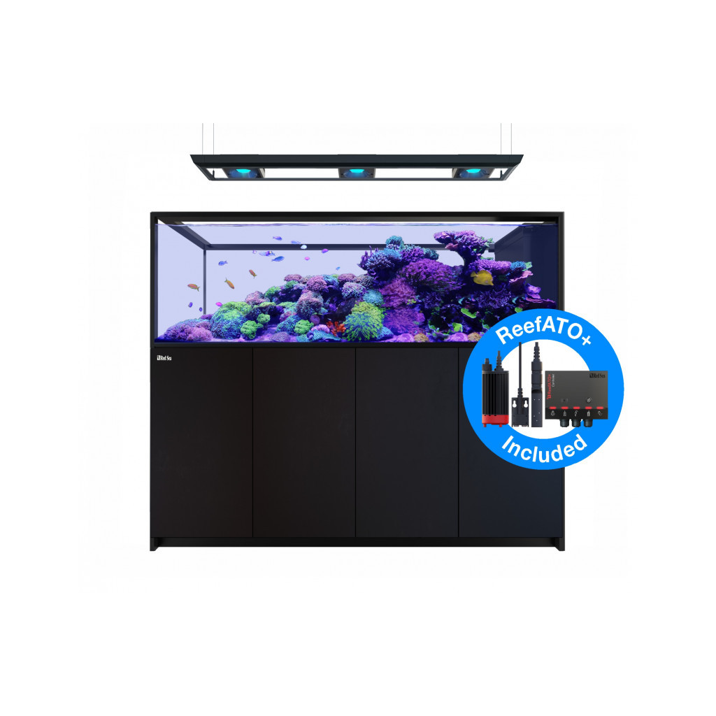 RED SEA - Reefer Peninsula 700 G3 Deluxe - Noir - 3 ReefLED 170 + rampe suspendue