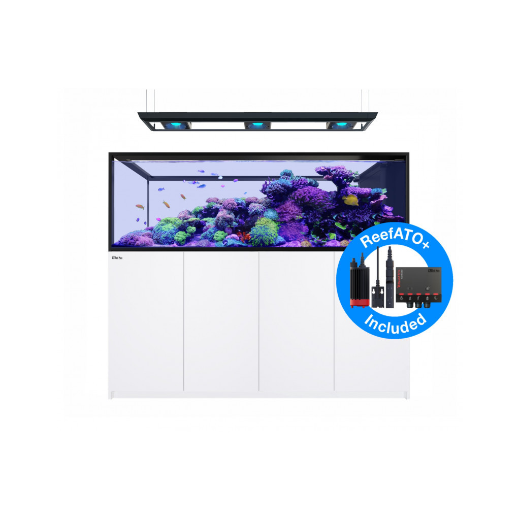 RED SEA - Reefer Peninsula 500 G3 Deluxe - Blanc - 3 ReefLED 115 + rampe suspendue