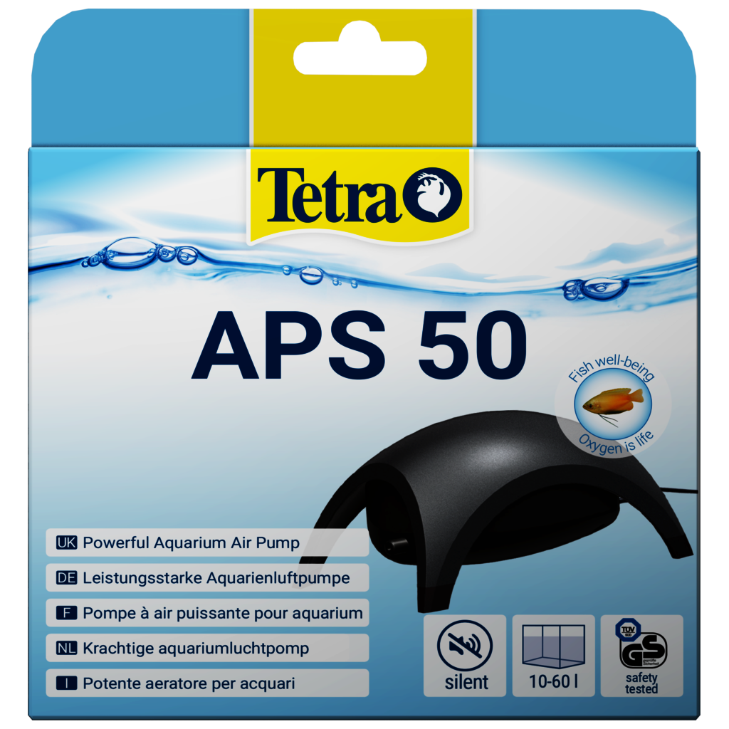 TETRA - APS 50 noire - Pompe à air pour aquarium 50 l/h