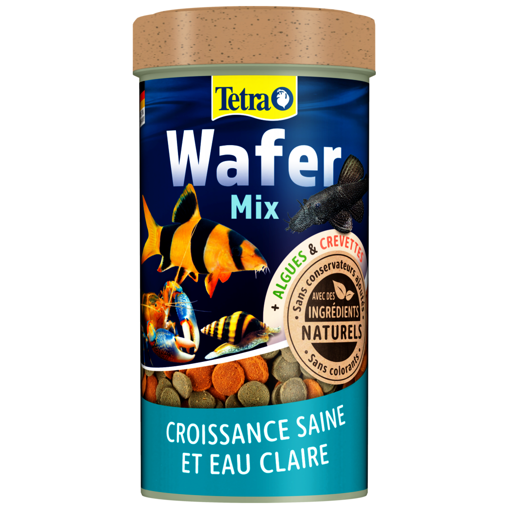 TETRA - Wafer Mix - 250ml - Aliment pour poissons de fond et crustacés