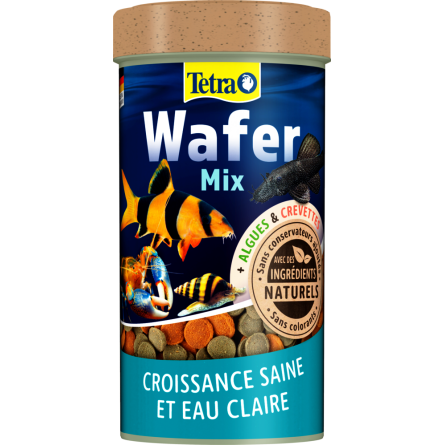 TETRA - Wafer Mix - 250ml - Aliment pour poissons de fond et crustacés
