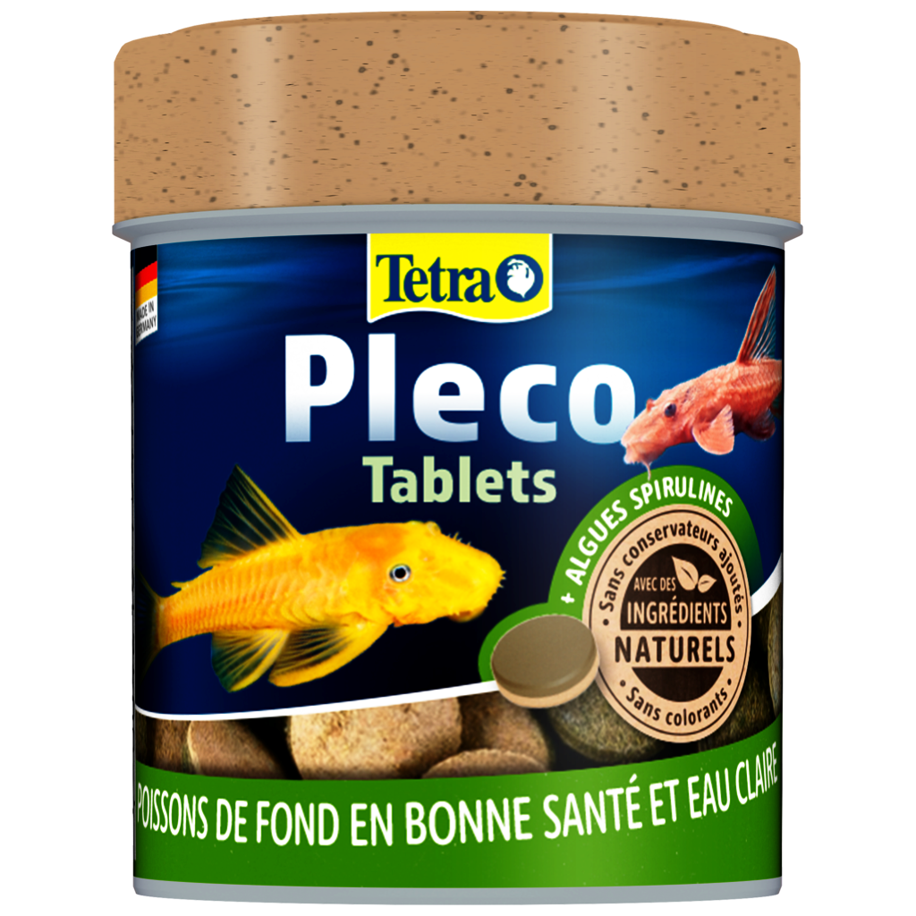 TETRA - Pleco Tablets - 120 tablettes - Aliments poissons de fond