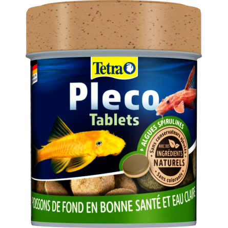 TETRA - Pleco Tablets - 120 tablettes - Aliments poissons de fond
