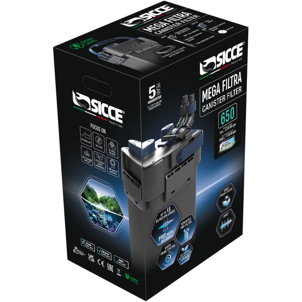 SICCE -FILTRE MEGA FILTRA 650 - 650l/h