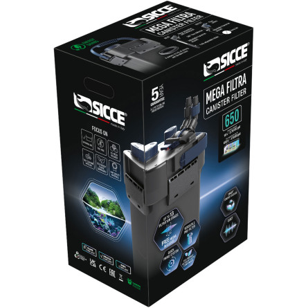 SICCE -FILTRE MEGA FILTRA 650 - 650l/h