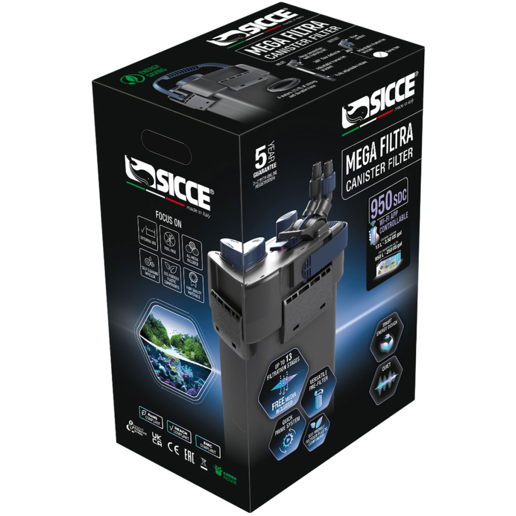 SICCE - FILTRE MEGA FILTRA 950 - 2150l/h