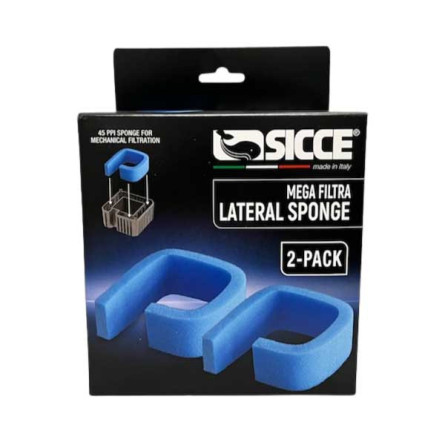 SICCE - Mousses Bleus Latérals (x2) pour MEGA FILTRA