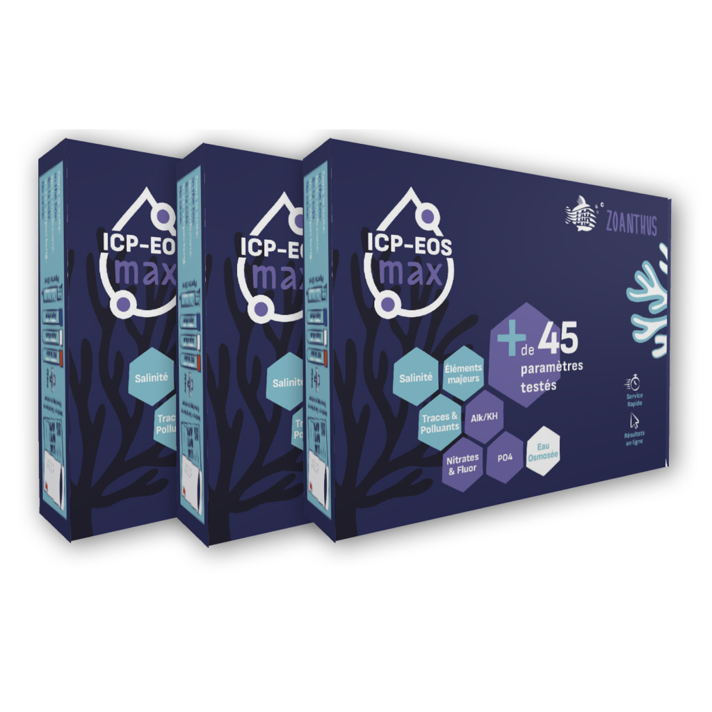 ZOANTHUS LAB - ICP MAX - Pack de 3 - Frais de retour offerts