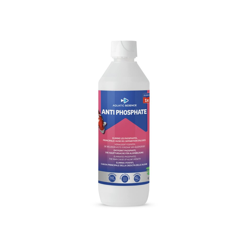AQUATIC SCIENCE - Anti Phosphate - 500ml - Anti Phosphate pour bassin de jardin