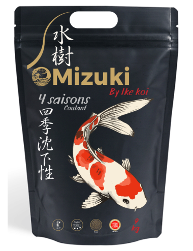Mizuki 4 saisons Coulant - Aliment complet pour koi - 9 kg