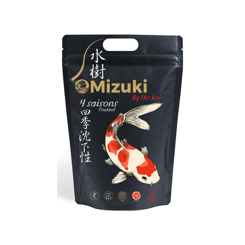 Mizuki 4 saisons Coulant - Aliment complet pour koi - 9 kg