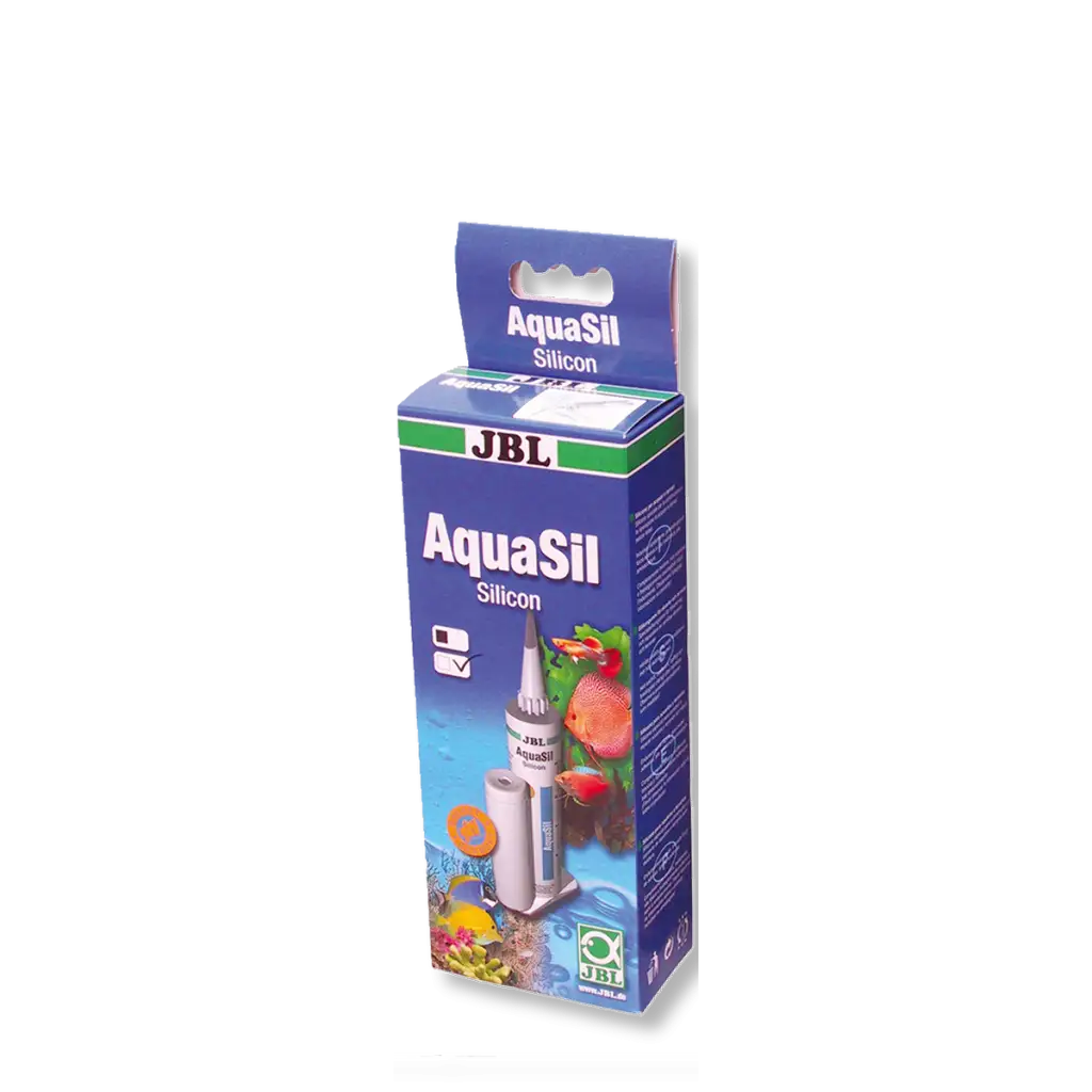 JBL - AquaSil trasparente - Silicone speciale per acquari e terrari - 80ml