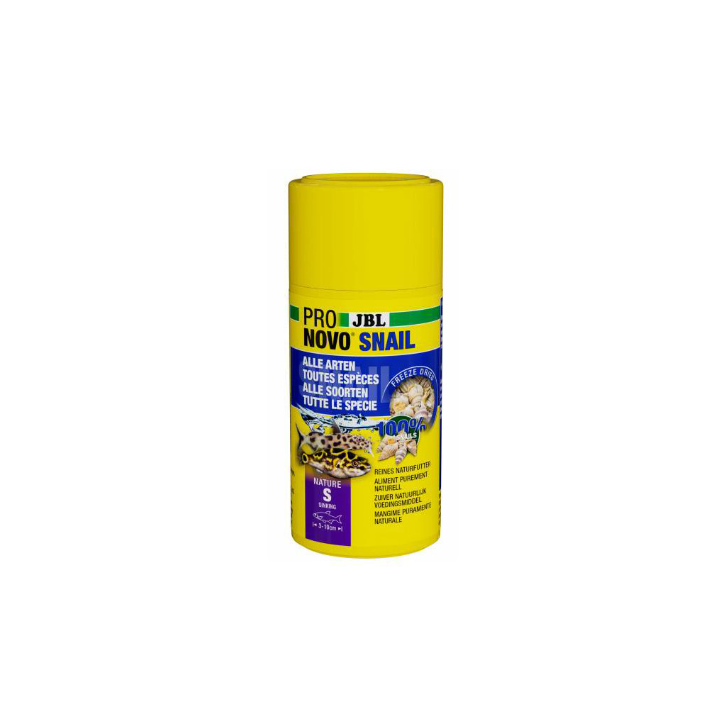 JBL - ProNovo Snail - Escargots entiers pour une alimentation naturelle - 100mL