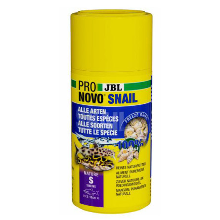JBL - ProNovo Snail - Escargots entiers pour une alimentation naturelle - 100mL