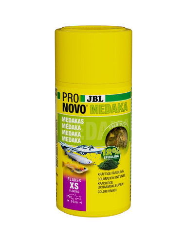 JBL - ProNovo Medaka - Flocons prébiotiques pour médakas - 100mL