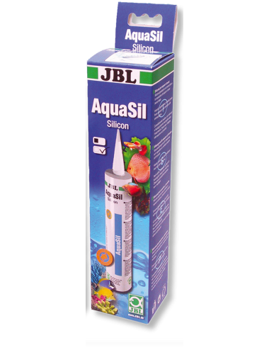 JBL - AquaSil nero - Silicone speciale per acquari e terrari - 310ml