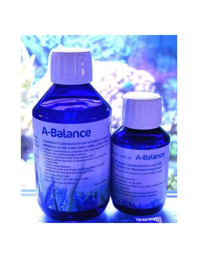 Kit anti-cyanobactéries et anti- algues pour aquarium d'eau douce  Contenance 250 ml