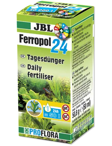 JBL - Ferropol 24 - Fertilizzante per piante - 50ml