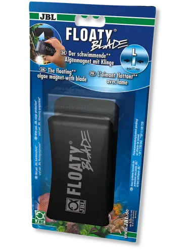 JBL - Floaty L Blade - Magnete per pulizia con lama - Vetro 15mm max
