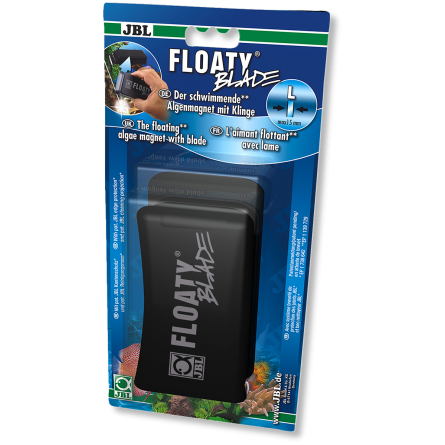 JBL - Floaty L Blade - Imán de limpieza con cuchilla - Vidrio 15 mm máx. JBL - Floaty L Blade - Imán de limpieza con cuchilla - Vidrio 15 mm máx.