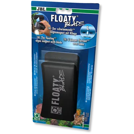 JBL - Floaty L Blade - Magneetreiniger met mes - Venster 15 mm max JBL - Floaty L Blade - Magneetreiniger met mes - Venster 15 mm max