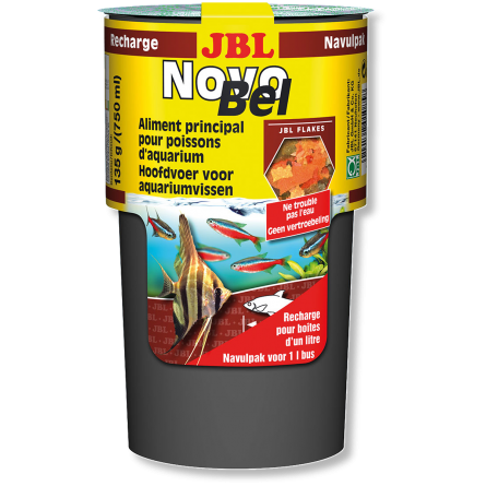 JBL - NovoBel recharge 135g- Aliment de base en flocons - 750ml