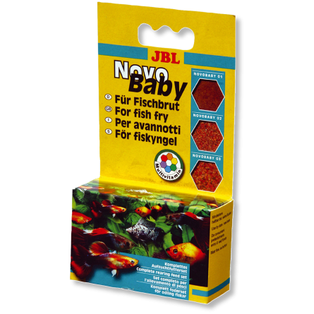 JBL - NovoBaby 3x10ml - Kit complet pour le nourrissage des alevins