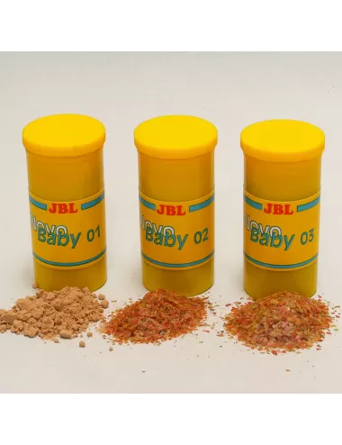 JBL - NovoBaby 3x10ml - Kit complet pour le nourrissage des alevins