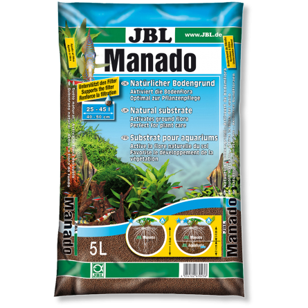 JBL - Manado 1.5l - Substrat de sol naturel pour aquariums d'eau douce