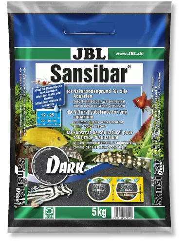 JBL - Sansibar ZWART 5kg - Zwart bodemsubstraat voor aquaria
